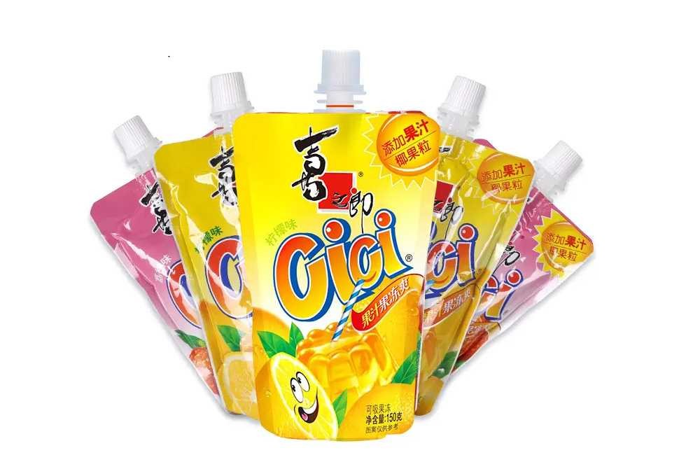 革新食品包装 —— 自动化吸吸果冻灌装旋盖机，开启便捷美味新体验！