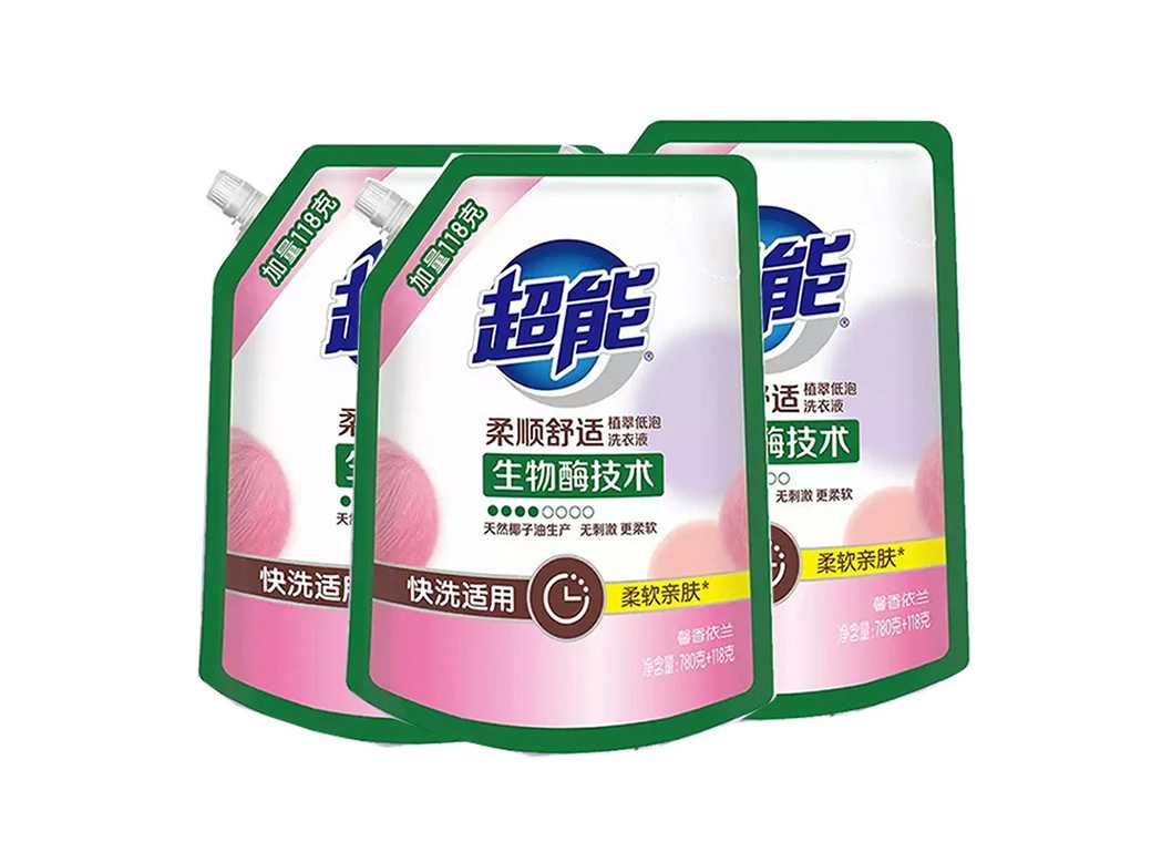防滴漏、不起泡、计量准:吕工机械洗衣液灌装生产线